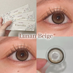 Unrolla 1 Day LUNAN BEIGE ワンデーリフレア アンローラ ルナンベージュ